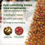 vidaXL Christmas Tree with 150 LEDs with Stand Gold PET-1087228698