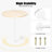 13.78'' D Wall Mounted Bar Table