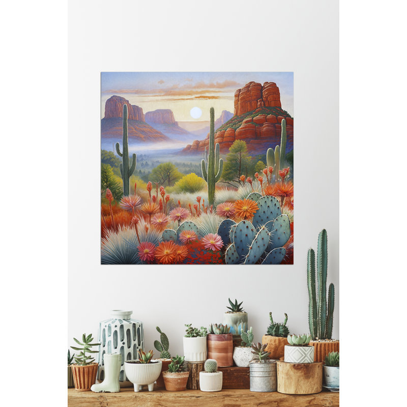 Desert Sunrise, 48" H x 48" W