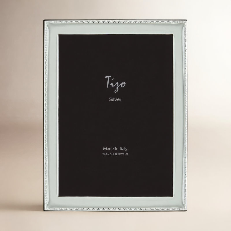 Manford Silver Metal Picture Frame, 4" x 6"