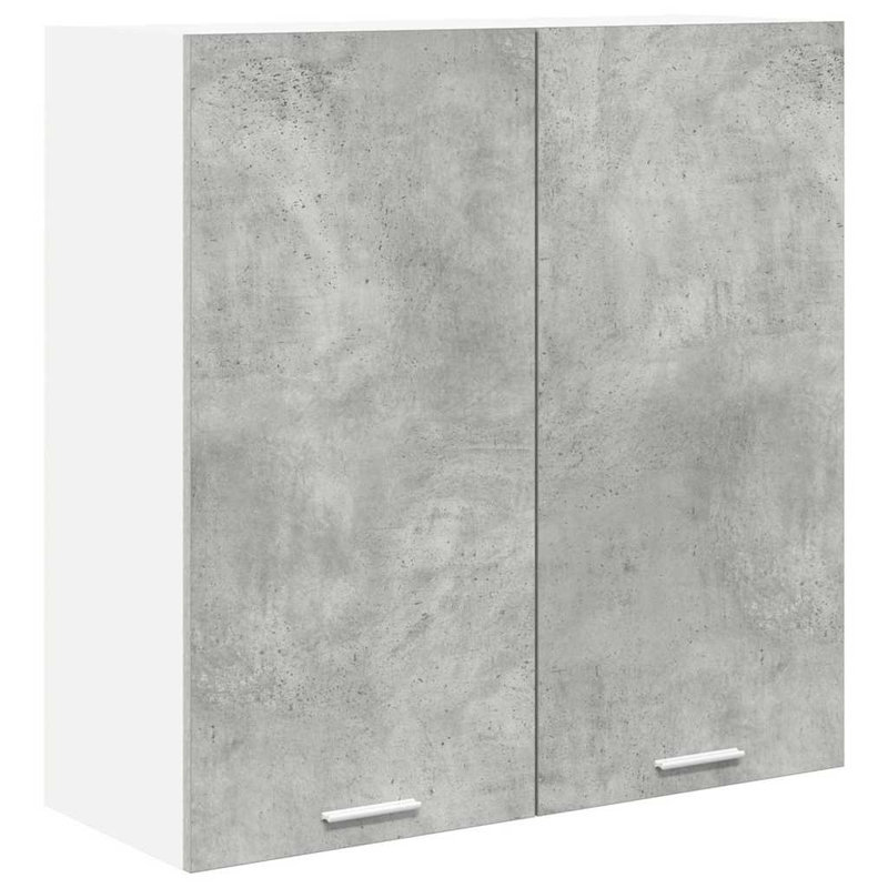 Vidaxl Hanging Cabinet With Storage Riga Artisan Oak 60 X 31 X 80 Cm, 80cm H x 80cm W x 31cm D, Concrete Grey