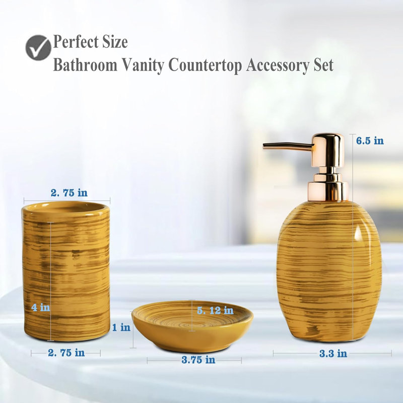 3-piece marble bathtub set