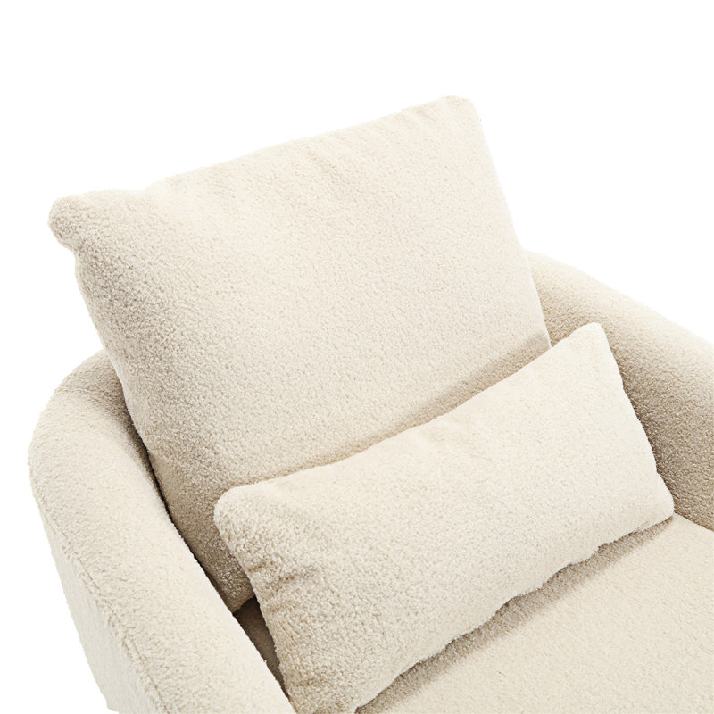 Fauteuil d'appoint Modern, Blanc Teddy Teddy