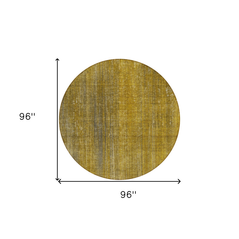 Tapis d'intérieur rond 8 po