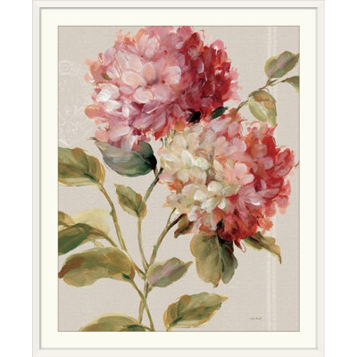 «Harmonious Hydrangeas Linen» - reproduction
