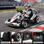 Kart électrique 24 V pour enfants avec cadre réglable, lumières RVB, 3-6,5 mi / h-125987983