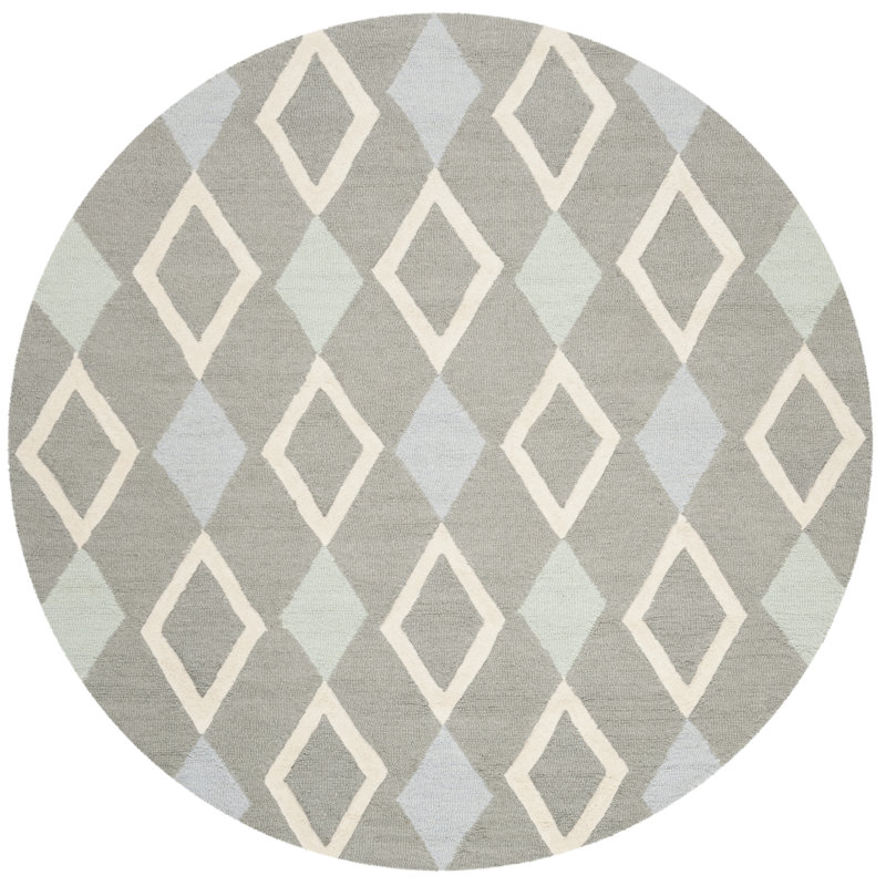 Krystyna Hand Tufted Wool Rug, Round 5'