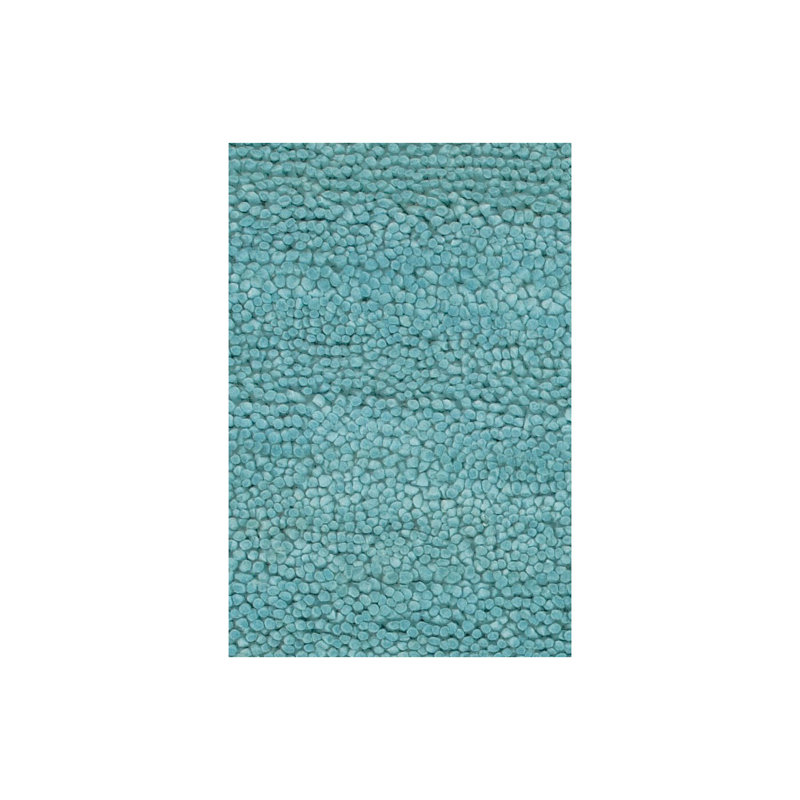 Strata Wool Area Rug in Blue, Rectangle 9' x 13'