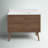 Steinfeldt 42 " W Freestanding Standard Free Standing 1 Single Vanity Bathroom Vanity With Engineered Marble Top-1191844121