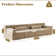 Modular Design Durable Convertible Chair Floor Couch Without Assembly(Set Of 4)