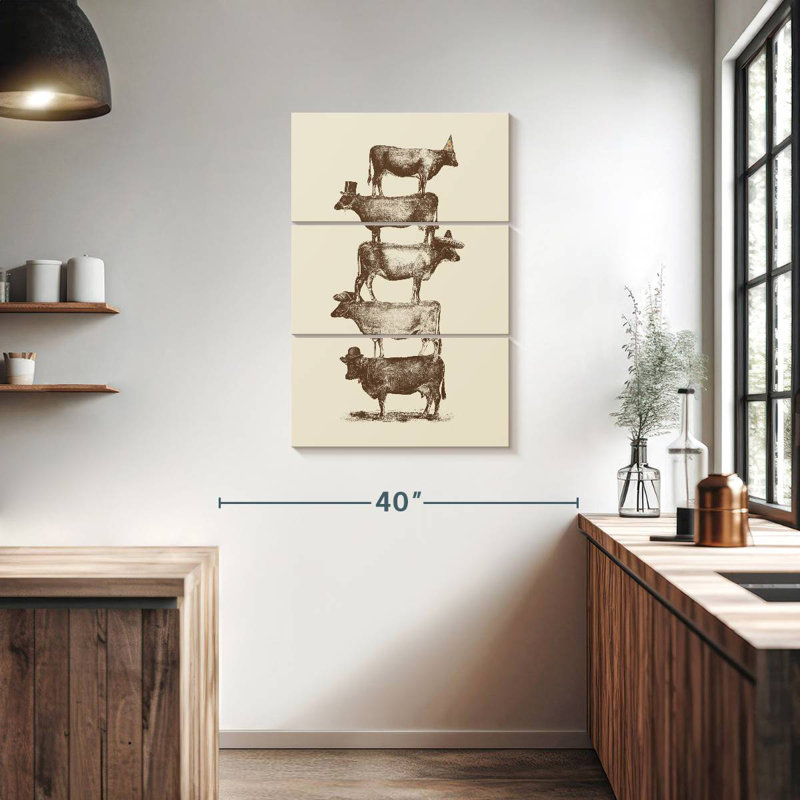 Ketti Cow Cow Nuts, 38" H x 24" W