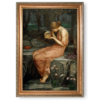 Psyche by John William Waterhouse Painting Reproductions World Classic Reproductions For HomeDecor,Gold Frame