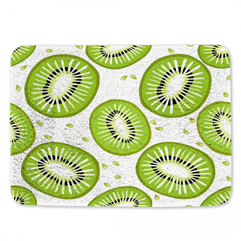 Tapis de bain Kiwi Slices, L 24 po x l 17 po