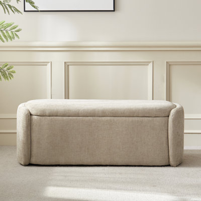 Banc avec repose-pieds Stana