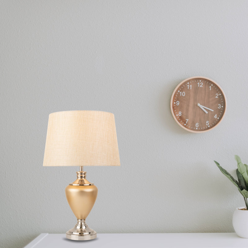 Edie 58cm Classic Gold Silver Table Lamp