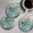 Stoneware 4 Piece Coaster Set