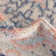 Tapis oriental rose poudré Leea