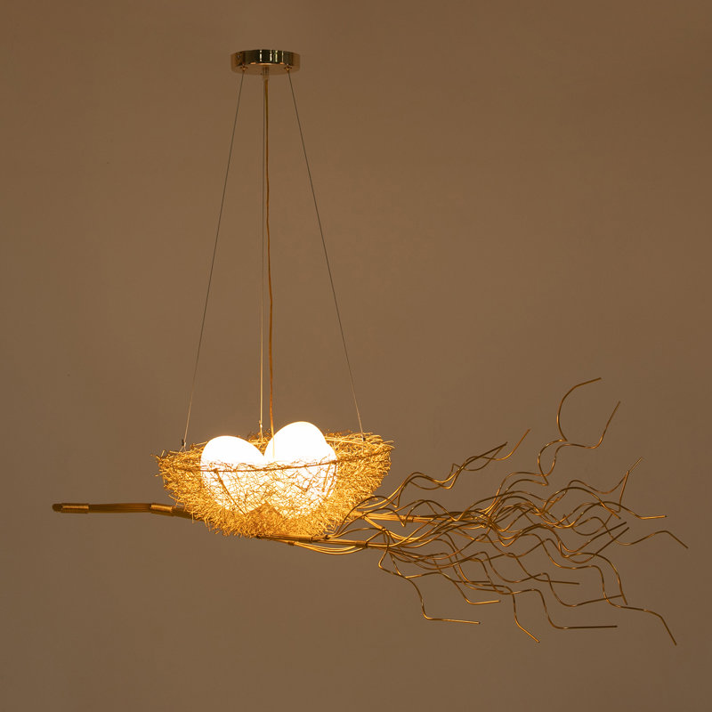 Borg 3 - Light Birdcage Chandelier