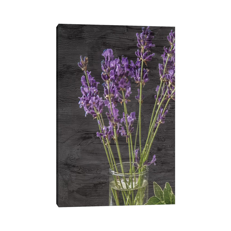Lavender Jar II by Kimberly Allen - Wrapped Canvas Print