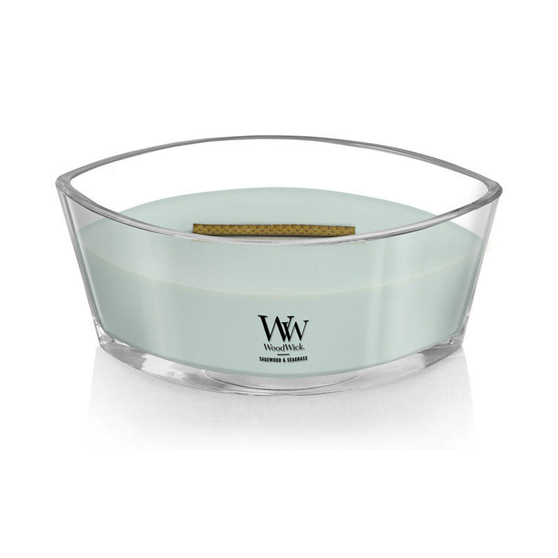 Bougie WoodWick® Chai Ellipse, Vert moyen