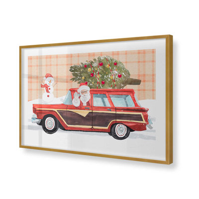 Imprimé wagon du Père Noël