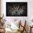 " Mesmerizing Gray Owl Canvas Print "-101456837