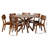 Branoon 6 - Person Pedestal Dining Set-786120661-786120660