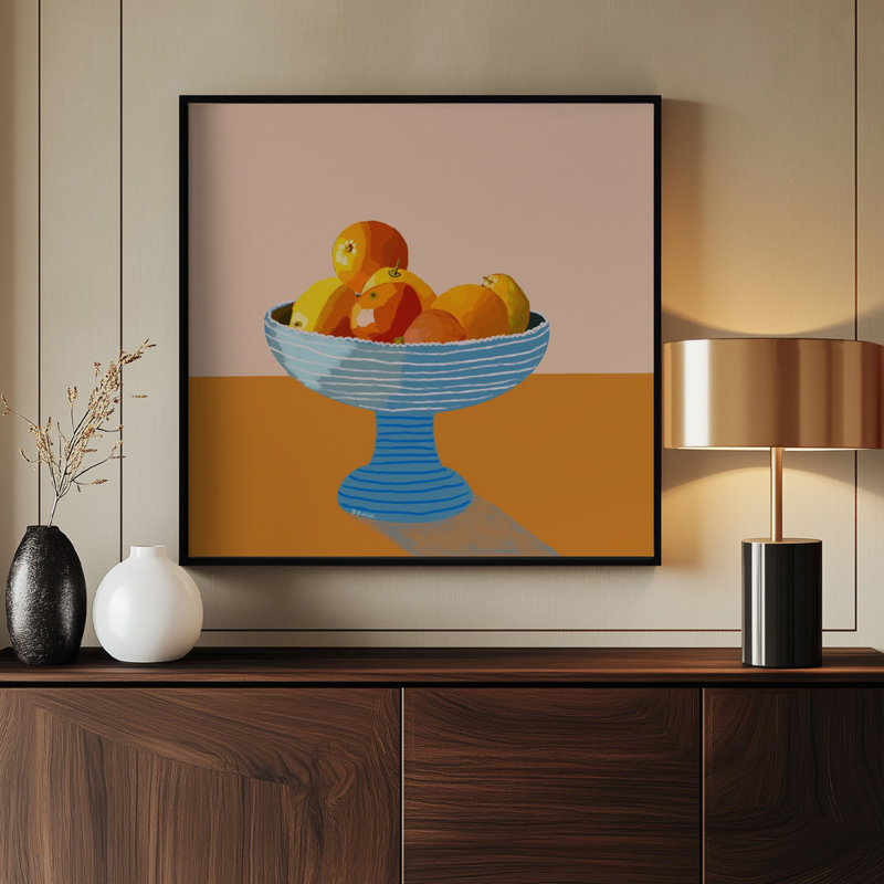 Wrapped Canvas Print, Blue/Orange