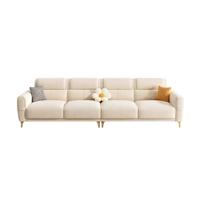 Canapé en flanelle moderne et confortable, H 32,28 po x l 122,04 po x P 36,22 po, 5
