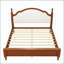 Grand lit plateforme en bois avec tête de lit tapissier-60327622-60327624