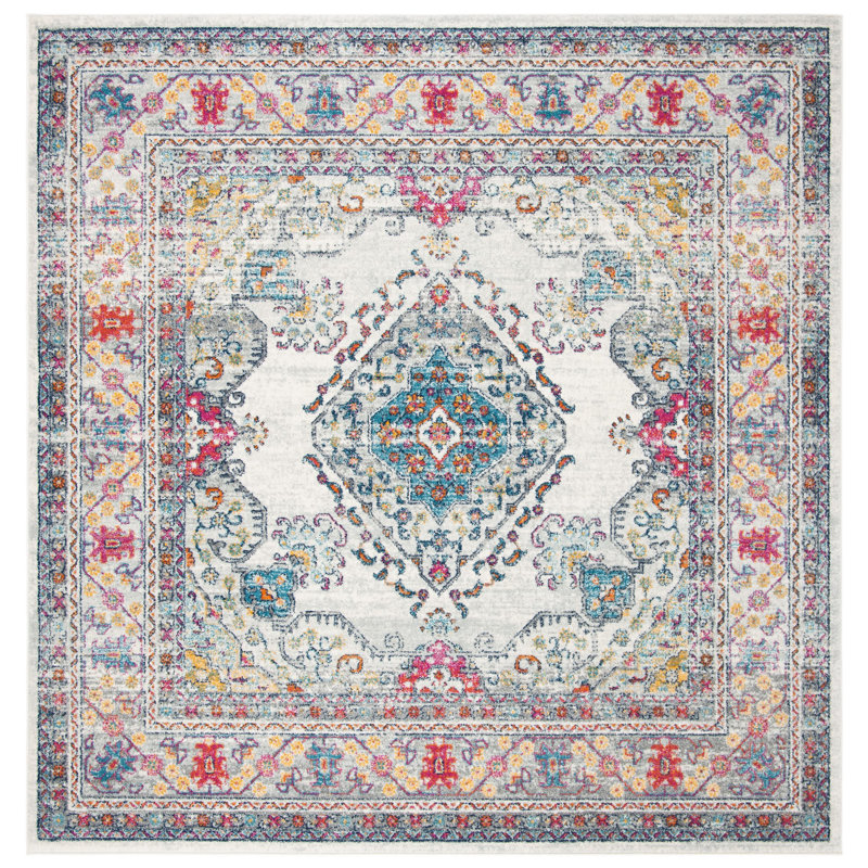 Tapis oriental performance Gourdine, Carré 6 pi 7 po