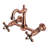 Kingston Brass Heritage Double-Handle 2-Hole Wall-Mount Bridge Kitchen Faucet-112575607