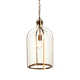 Kilgo Single Light Glass Plug-in Pendant