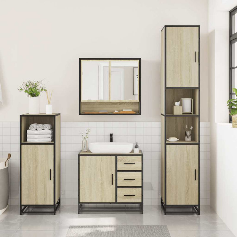 Bathroom Furniture Suite, Sonoma Oak