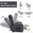 Leatheraire Dual Motor Infinite Position Up To 350 Lbs Power Lift Recliner Chair With Power-Remote, Heat Massage And Heavy Duty Motion Mechanism-1527316758