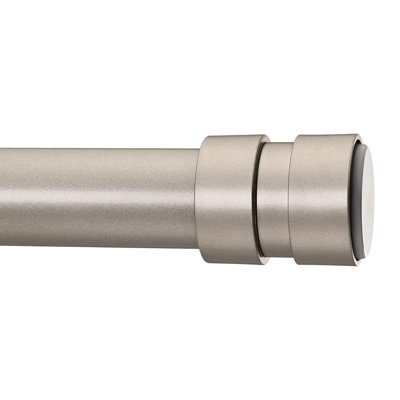 Adjustable Spring Tension Shower Curtain Rod - No Drilling Non-Slip Design, Durable Metal Construction, Fits 32 To 62 Inches