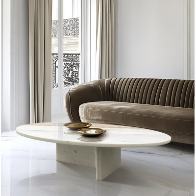 Table basse en marbre véritable Luxury