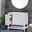 Meuble-lavabo simple 36 po avec plateau en céramique Obieze-214730136