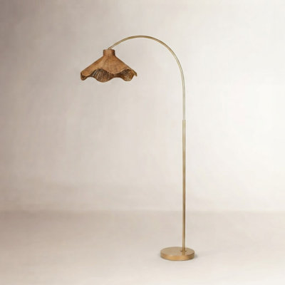 Jax 71" Dimmable Rattan Floor Lamp