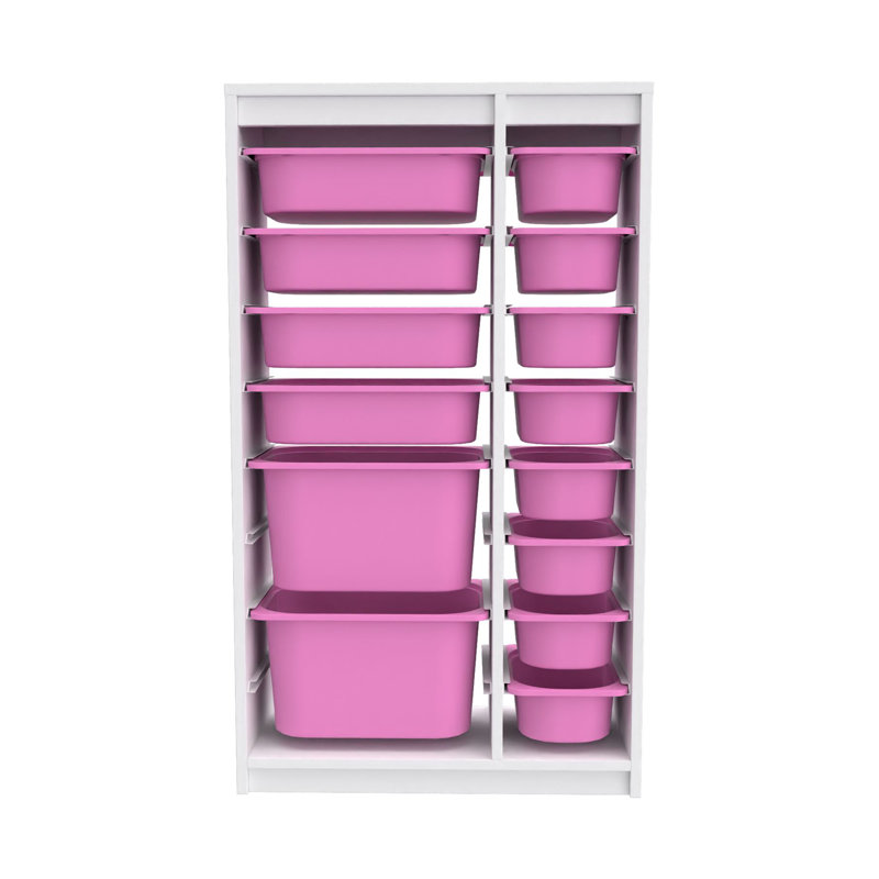 Armoire polyvalente moderne | 100% panneau de particules enduit de mélamine, épaisseur: 0,7 pouce | Comprend de nombreuses tablettes, des pieds en plastique et une conception murale | Parfait pour le bureau à domicile, le salon ou les solutions de rang