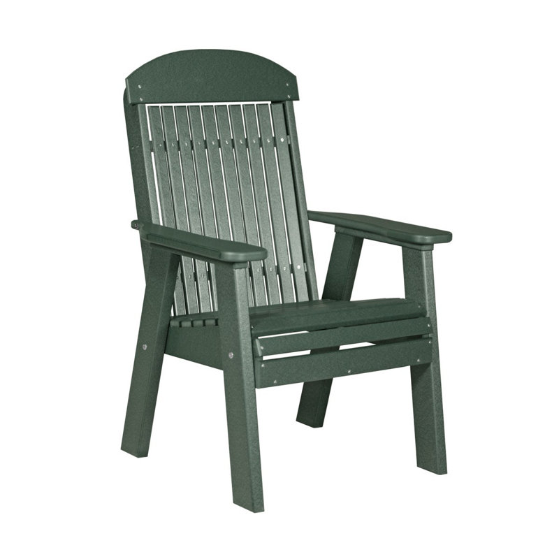 Banc de parc en plastique classic Solok, Vert