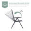 Chaise de jardin pliante Eyan