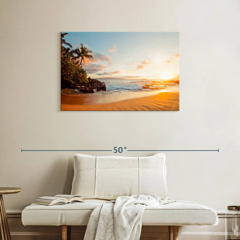 Gillard Tropical Maui Sunset, H 24 po x l 36 po