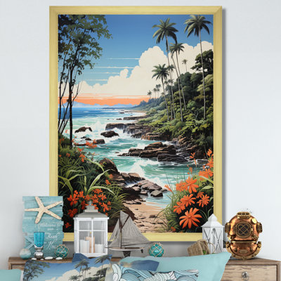«Beinteinn Coastaltropical Tropical Paradise I», reproduction sur toile