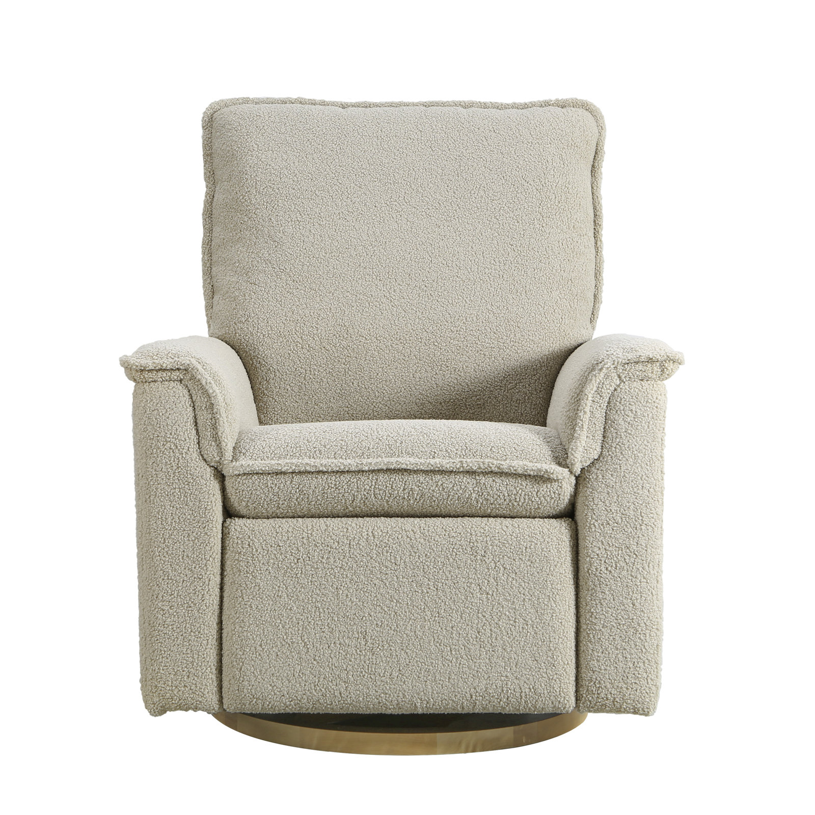 32" Swivel Power Recliner, Taupe