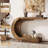 Tribesigns C-Shaped Console Table