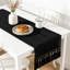 Chemin de table Boho pour cuisine, décor rustique maison de campagne, centre de table en lin de coton tissé Macrame, petit chemin de table basse pour la commode-760045969-760045982