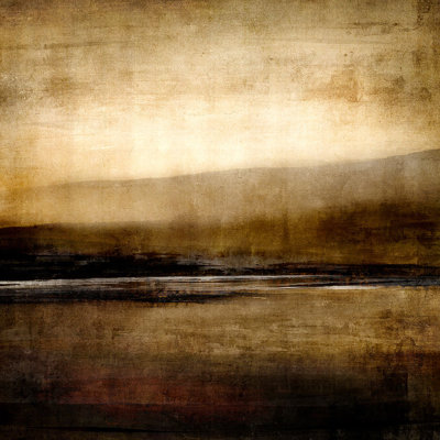 Sepia View Print by Sofia Fox