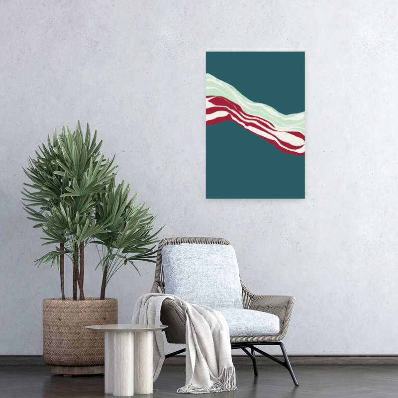 Art contemporain, art contemporain abstrait, H 24 po x l 16 po