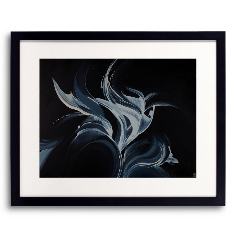 Ignite Print by Novi Lim, Black Framed Paper, 17.25" H x 21.25" W